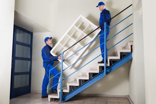 Illustration showing accessibility review for a removals website
