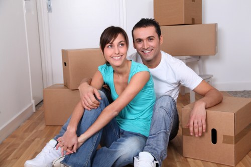 Packing boxes and furniture protection for a residential move in Uxbridge