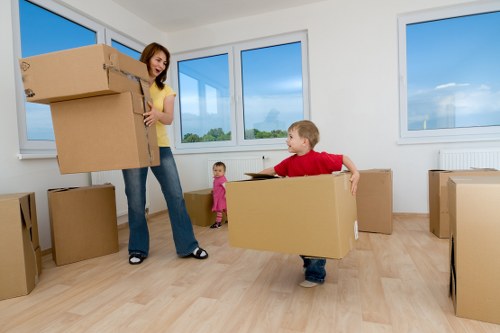 Careful loading and transport for student belongings in Uxbridge
