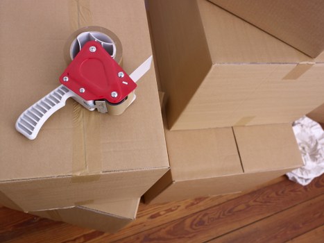 A moving team working through a residential move in Uxbridge