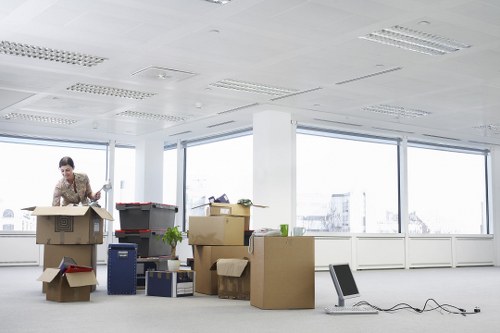 Organised packing process for a flat or office in Uxbridge