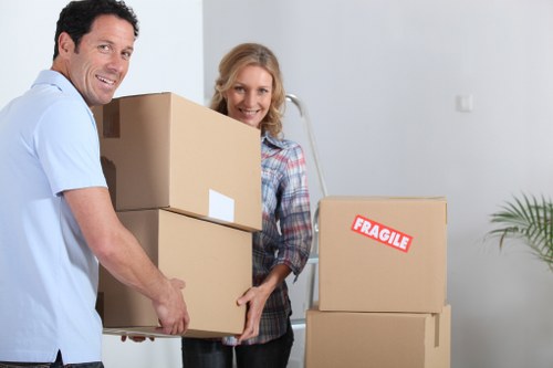 Careful packing and loading for a local Uxbridge house move