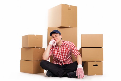Local removals company assisting with a flat move near Uxbridge town centre